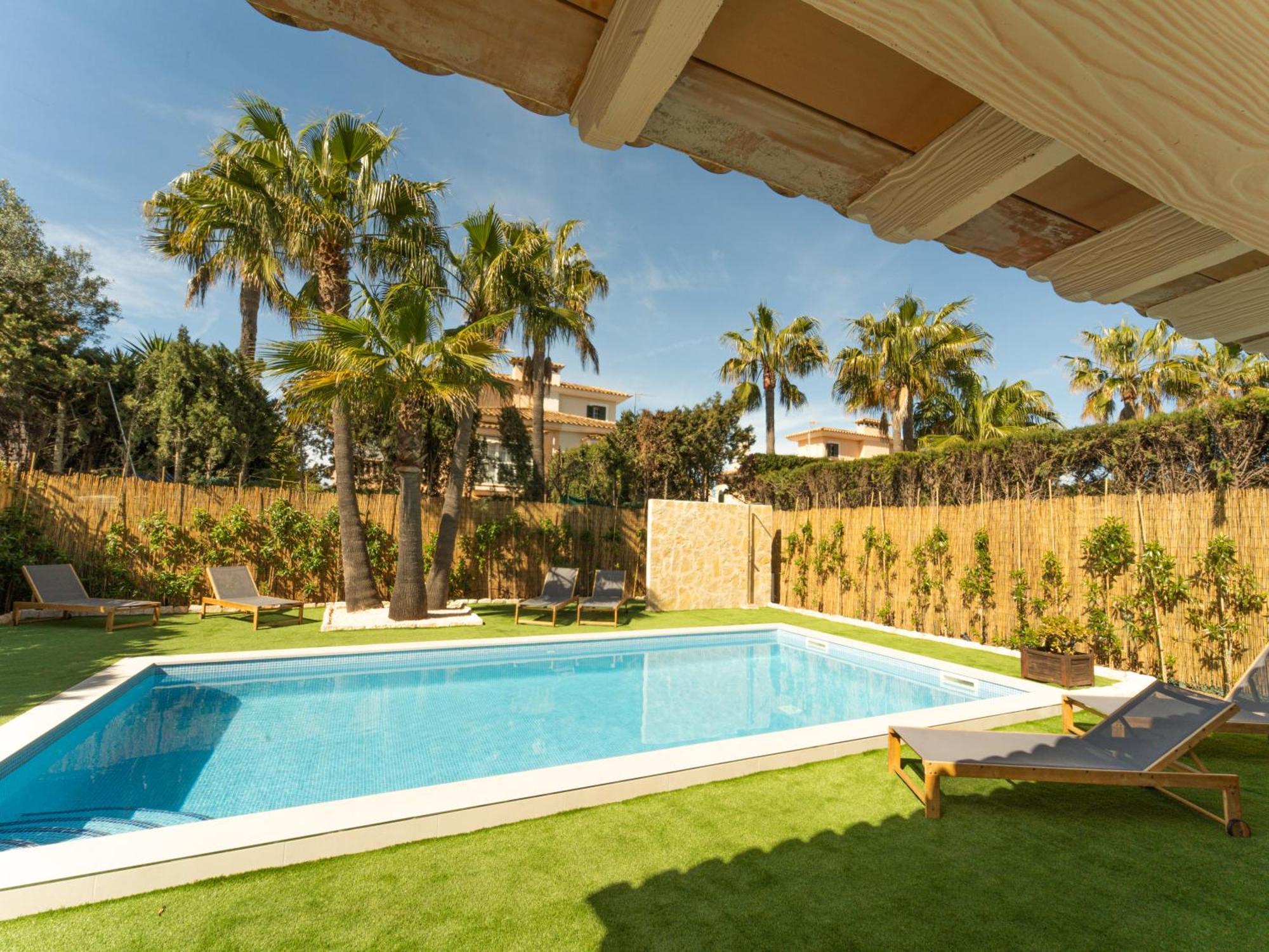 Casa Pinsa - Grosszuegiges Mediterran-Stilvolles Ferienhaus Mit Eigenem Pool In Puig De Ros Llucmajor  Buitenkant foto
